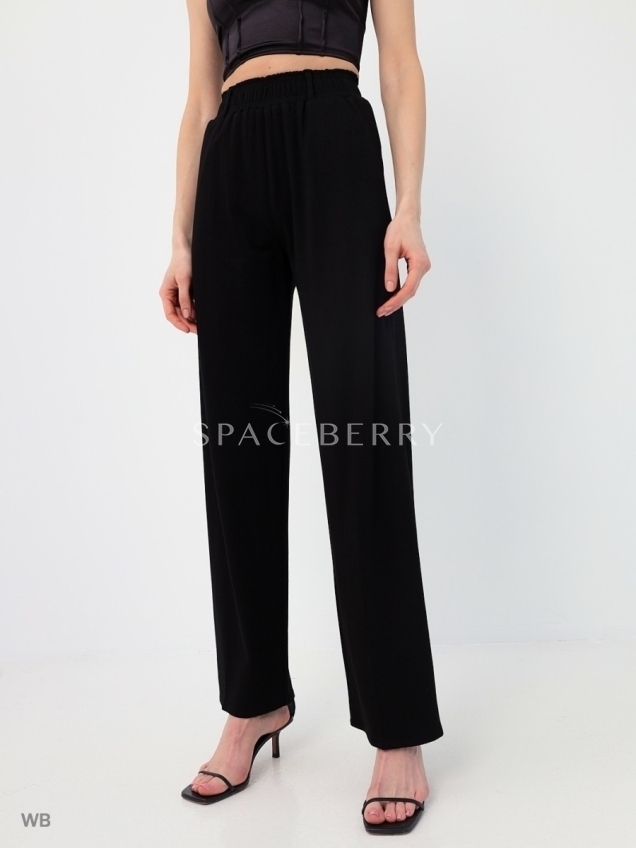 Женские широкие брюки, штаны классика